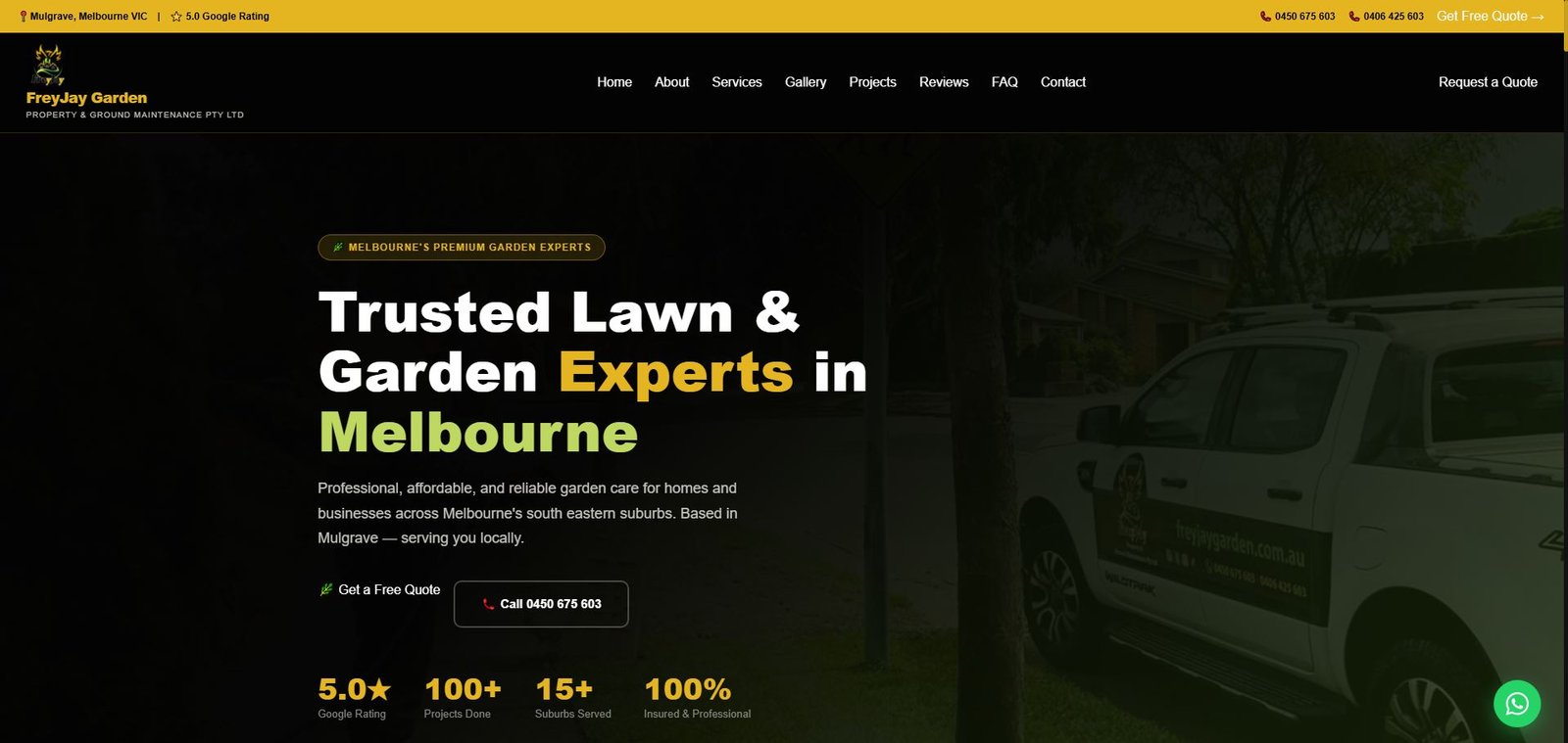 FreyJay Garden — Australian Landscaping CRM